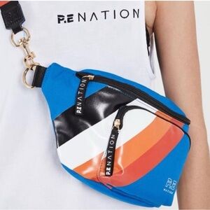 P.E Nation Blue Bright Kick Serve Bumbag Crossbody Bag